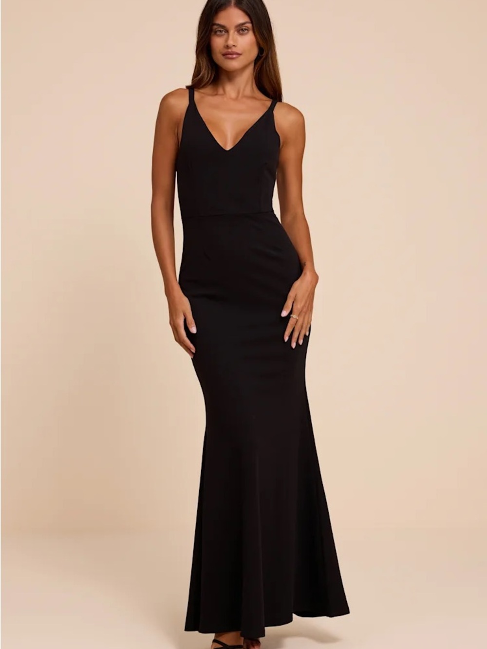 Black Sleeveless Maxi Dress